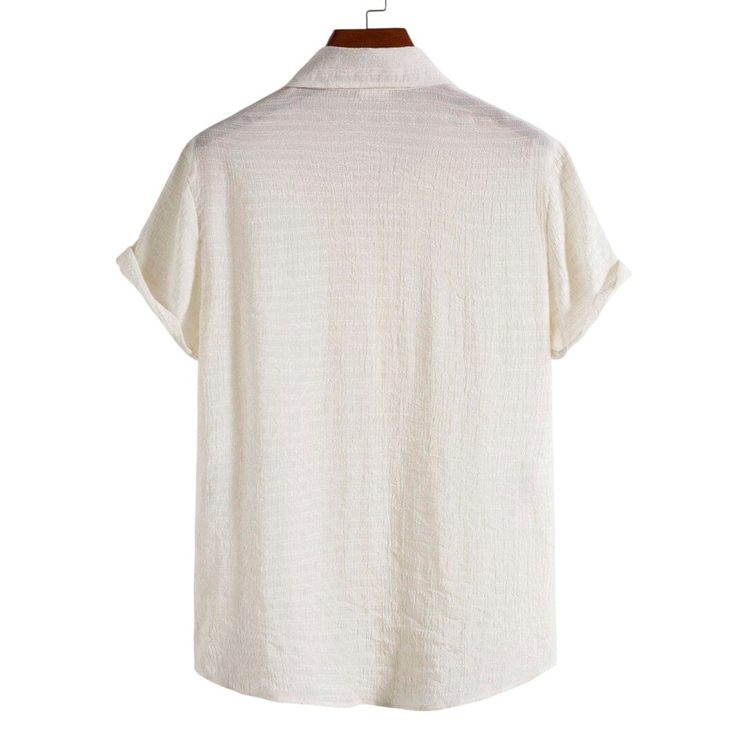 Camisa Casual Manga Curta Summer Camisa Casual Manga Curta Summer Nous Moda Masculina