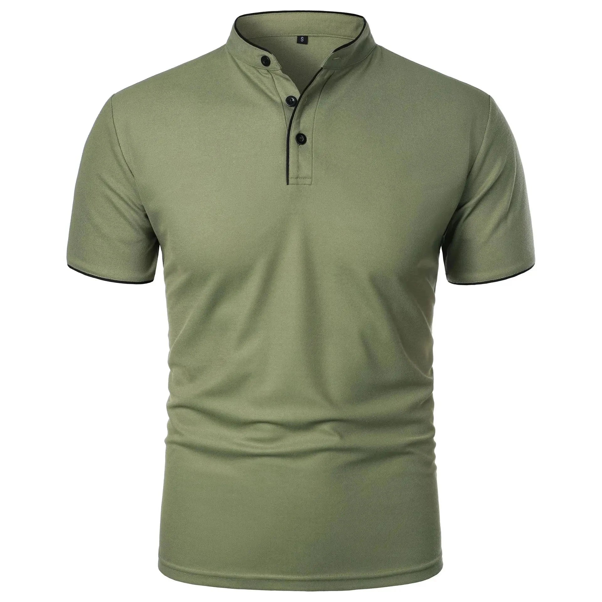 Camisa Casual Polo Basic Italy Camisa Casual Polo Basic Italy Nous Moda Masculina Verde M