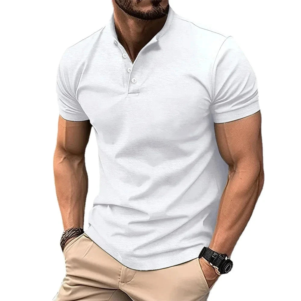 Camisa Polo Masculina Harry Camisa Polo Masculina Harry Nous Moda Masculina Branca M