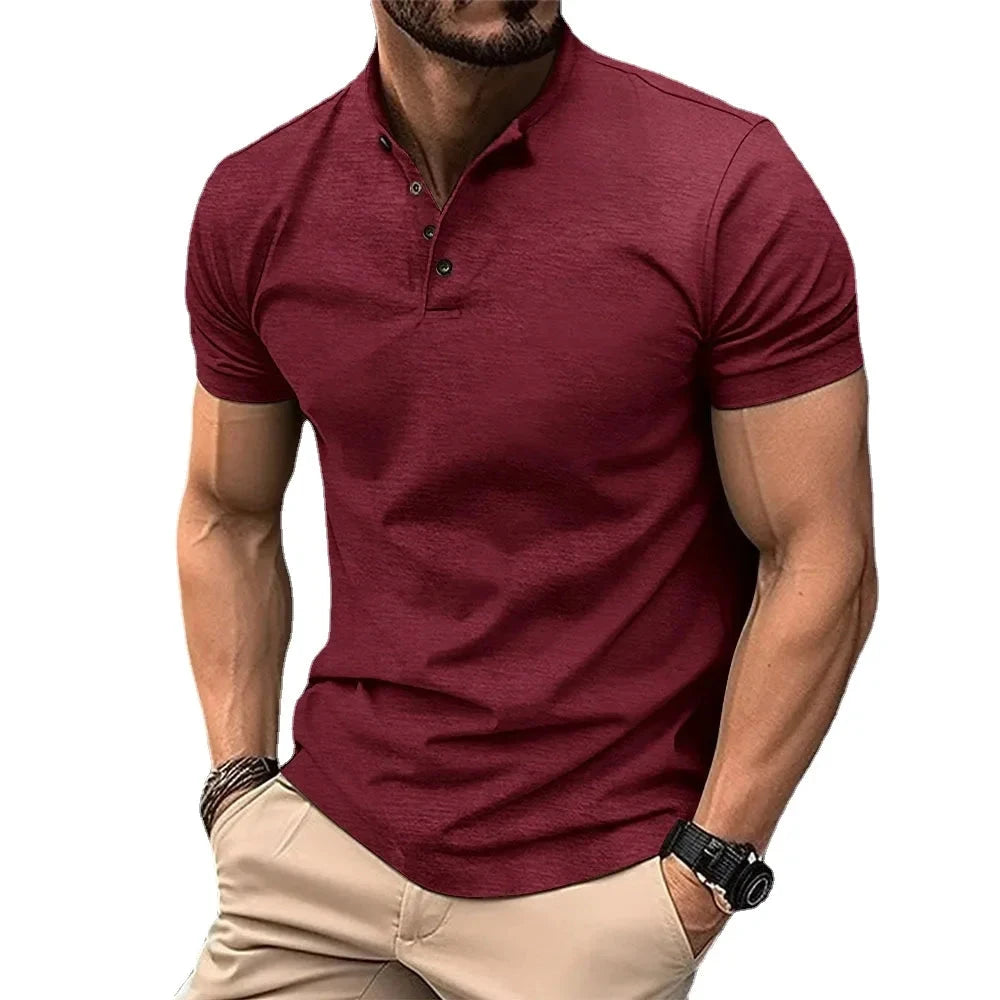 Camisa Polo Masculina Harry Camisa Polo Masculina Harry Nous Moda Masculina Vermelha M