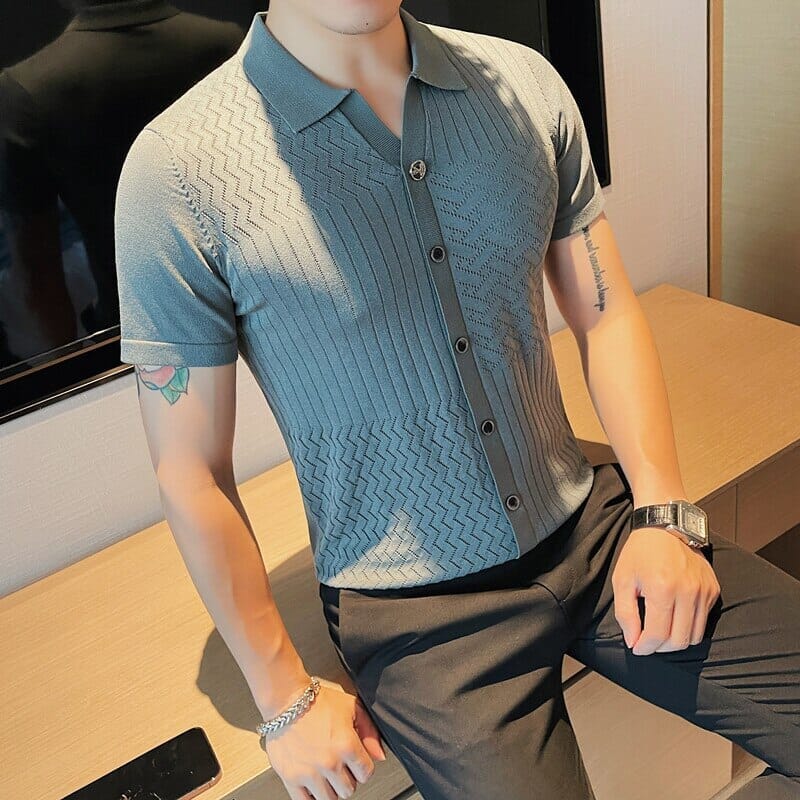Camisa Polo Masculina Vintage Elegant Camisa Polo Masculina Vintage Elegant Nous Moda Masculina