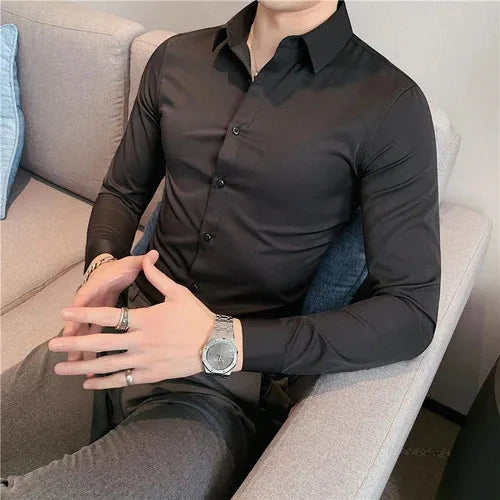 Camisa Social Treend Nous camisa Nous Preto Asian L 52-60KG