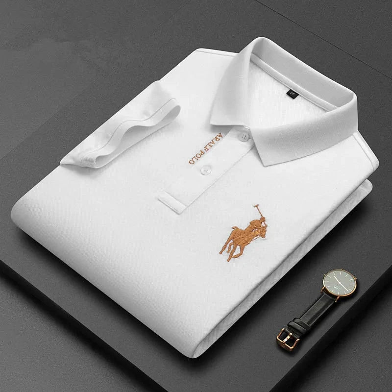 Camiseta Polo Manga Comprida Kratos camisa Nous Branco P
