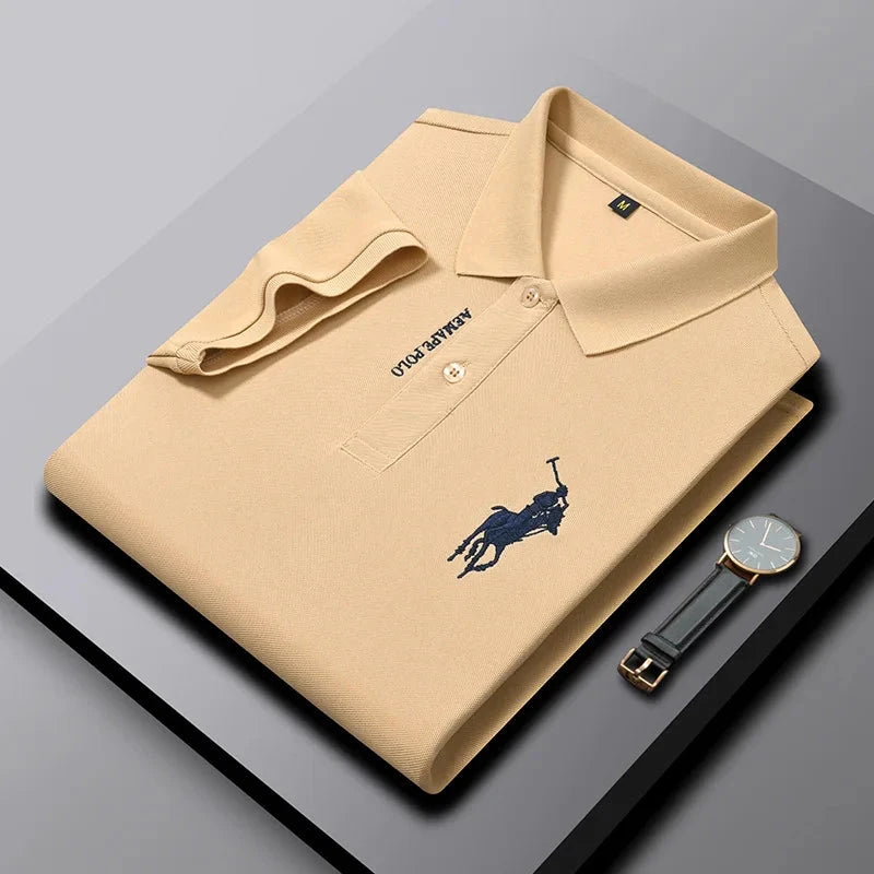 Camiseta Polo Manga Comprida Kratos camisa Nous khaki P