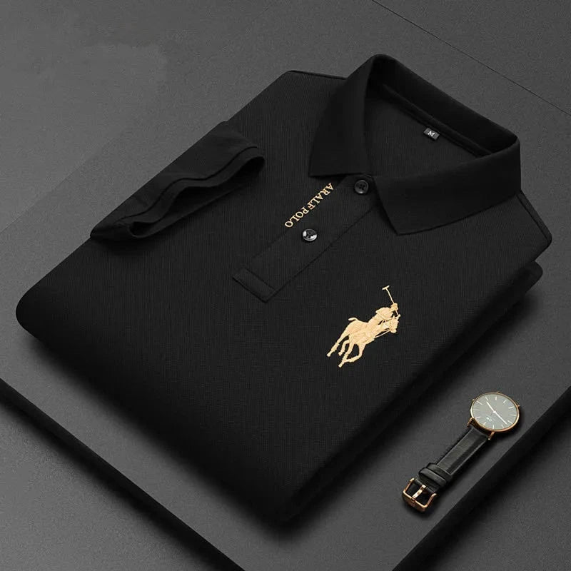 Camiseta Polo Manga Comprida Kratos camisa Nous Preto P