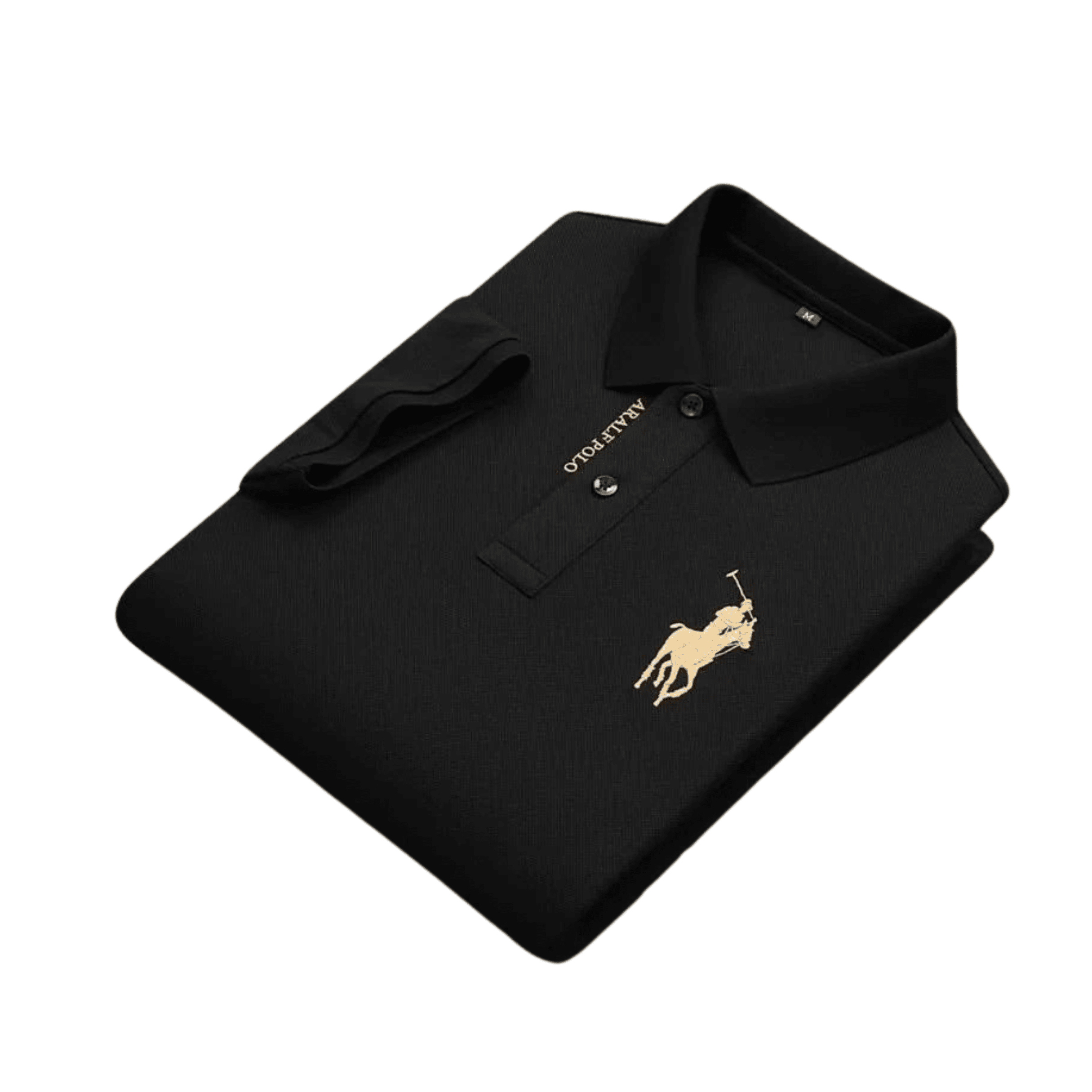 Camiseta Polo Manga Comprida Kratos camisa Nous Preto P
