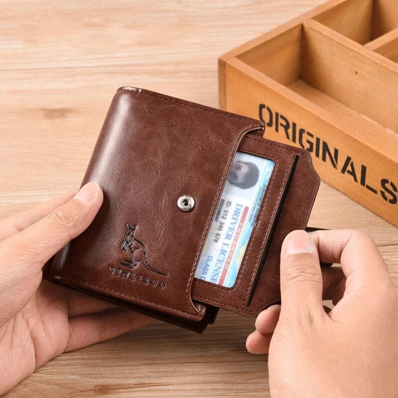 Carteira Masculina de Couro Dylan Carteira Masculina de Couro Dylan Nous Moda Masculina