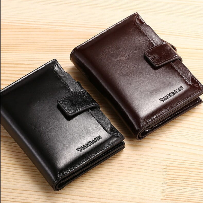 Carteira Masculina de Couro Manbag Carteira Masculina de Couro Manbag Nous Moda Masculina