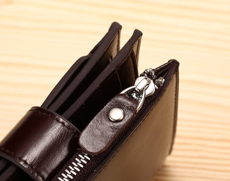 Carteira Masculina de Couro Manbag Carteira Masculina de Couro Manbag Nous Moda Masculina