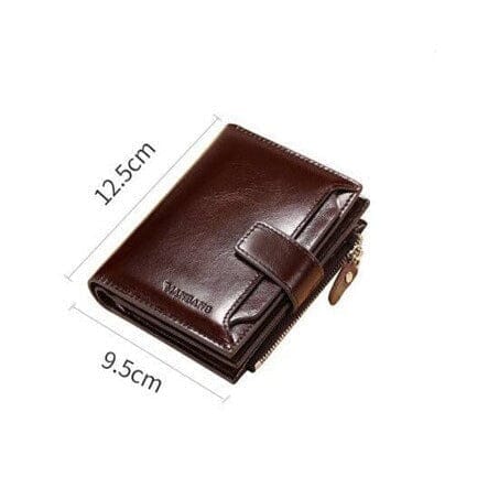 Carteira Masculina de Couro Manbag Carteira Masculina de Couro Manbag Nous Moda Masculina