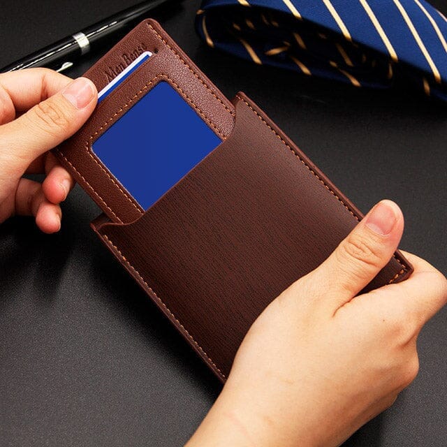 Carteira Masculina de Couro Wyatt Carteira Masculina de Couro Wyatt Nous Moda Masculina
