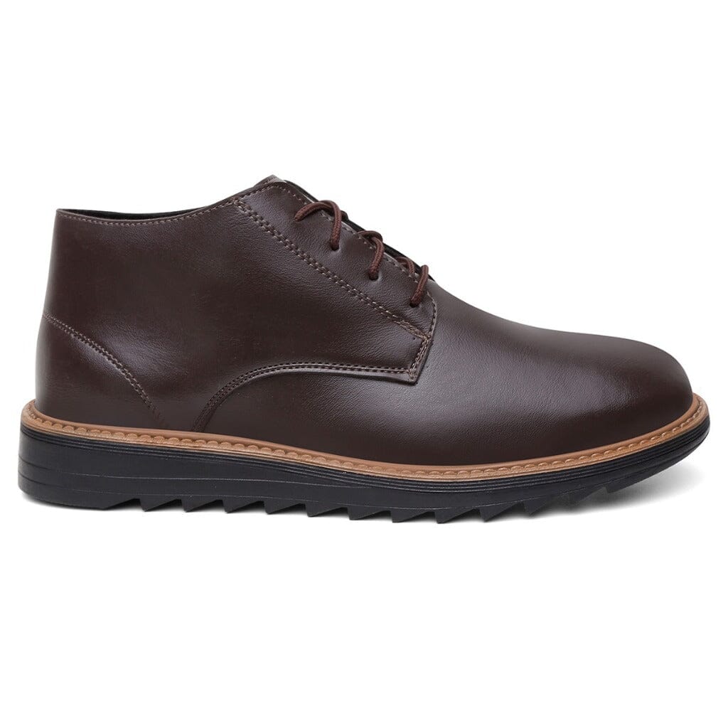 Kit Sapato Social Boat + Cinto + Carteira Marrom Café Confortável Kit Sapato Social Boat + Cinto + Carteira Marrom Café Confortável Nous Moda Masculina