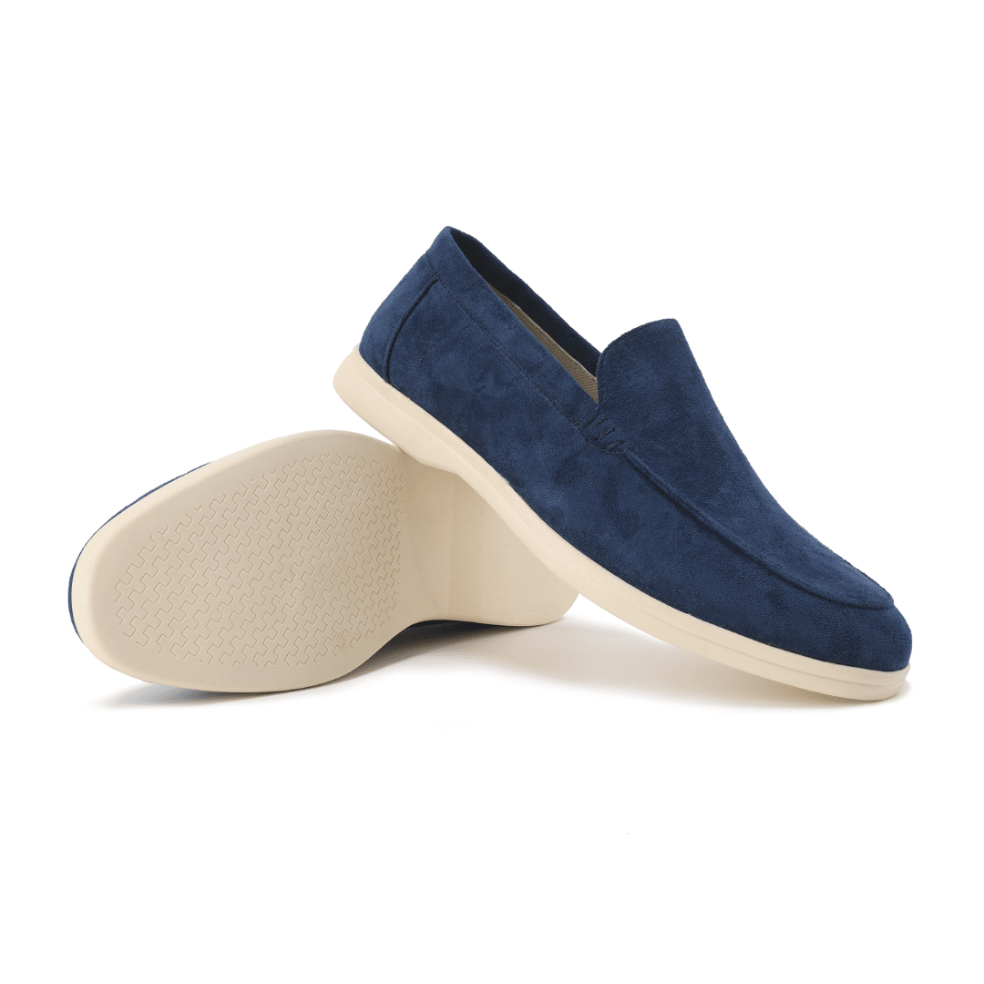 Mocassim Old Money de Camurça Masculino Vinnci Mocassim Old Money de Camurça Masculino Vinnci Nous Moda Masculina Azul Marinho 37