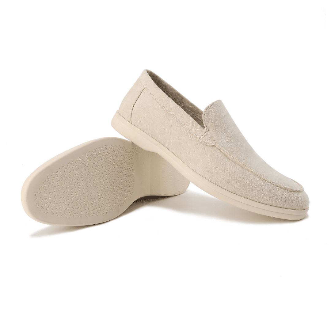 Mocassim Old Money de Camurça Masculino Vinnci Mocassim Old Money de Camurça Masculino Vinnci Nous Moda Masculina Bege 37