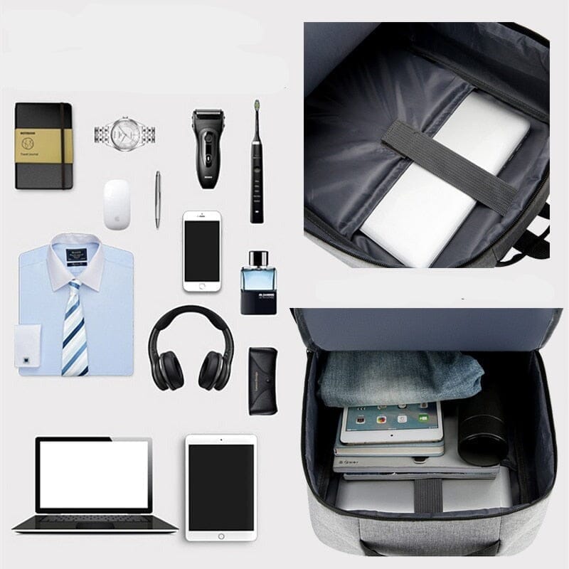 Mochila Executiva Improve - Notebook 15`, Impermeável e Porta USB Mochila Executiva Improve Nous Moda Masculina