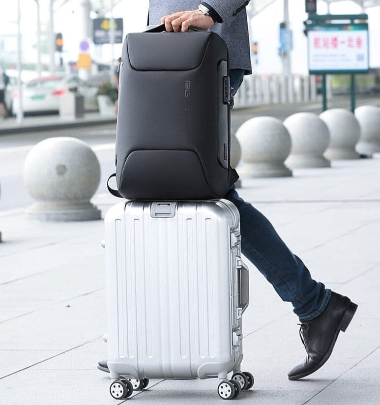 Mochila Executiva Luxxy - Notebook 15`, Impermeável, Porta USB e Trava TSA Mochila Executiva Luxxy Nous Moda Masculina