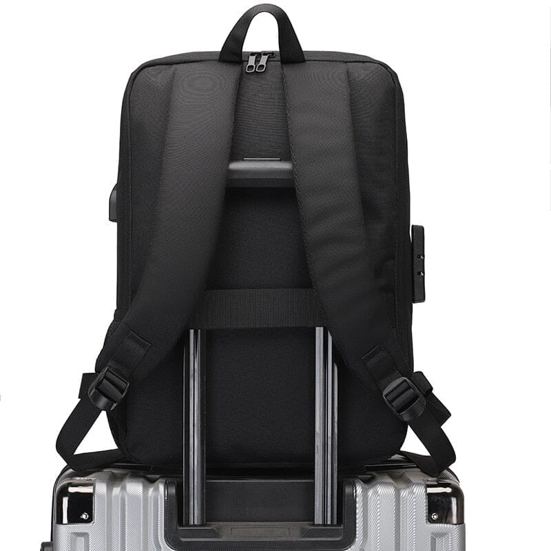 Mochila Executiva Minimal - Notebook 15`, Impermeável, Porta USB e Trava TSA Mochila Executiva Minimal Nous Moda Masculina
