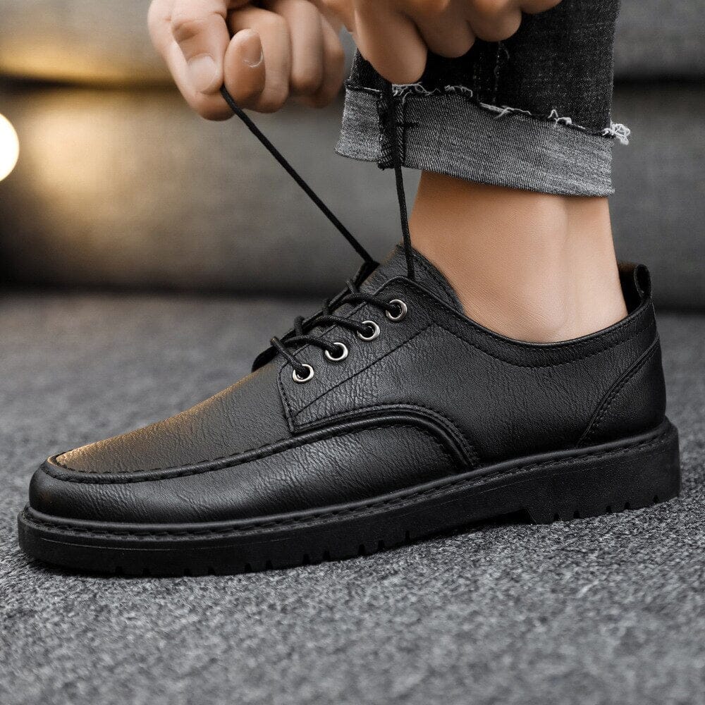 Sapato de Couro Vintage Sapato de Couro Vintage Nous Moda Masculina