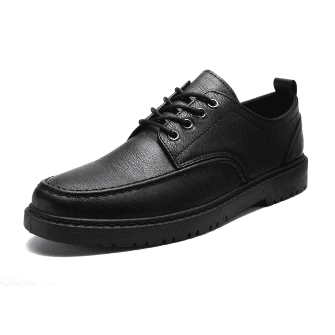 Sapato de Couro Vintage Sapato de Couro Vintage Nous Moda Masculina Preto 37