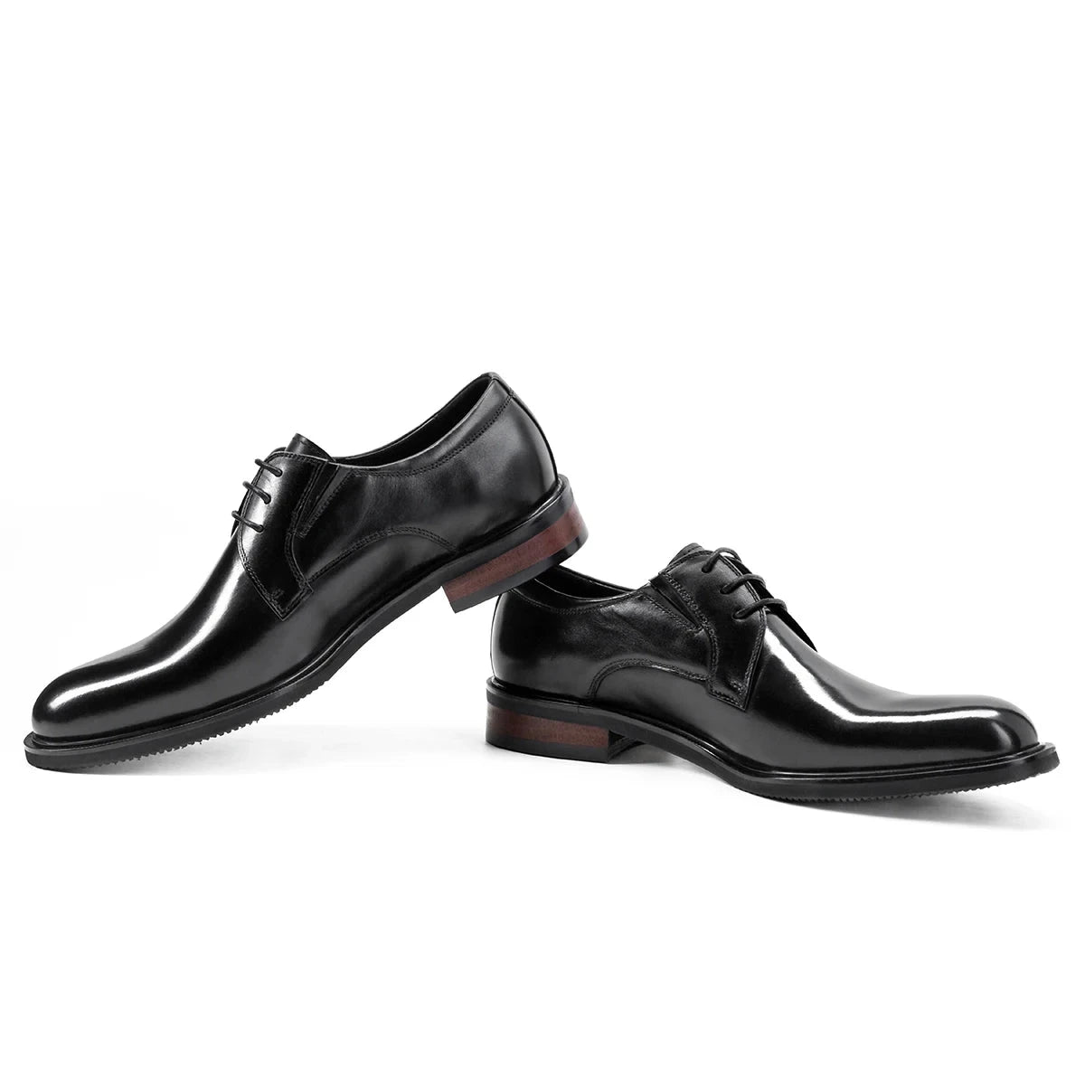 Sapato Derby Masculino Feito à Mão – Couro Legítimo Sapato Derby Masculino Feito à Mão Hanmce – Couro Legítimo Nous Moda Masculina Preto 39