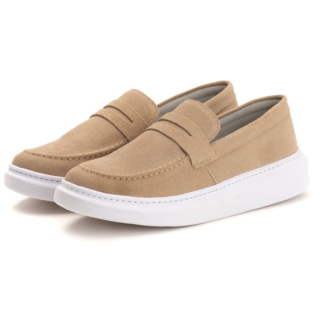 Sapato Oxford Brogue Masculino Loafer Mocassim Sapato Oxford Brogue Masculino Loafer Mocassim Nous Moda Masculina Areia 37