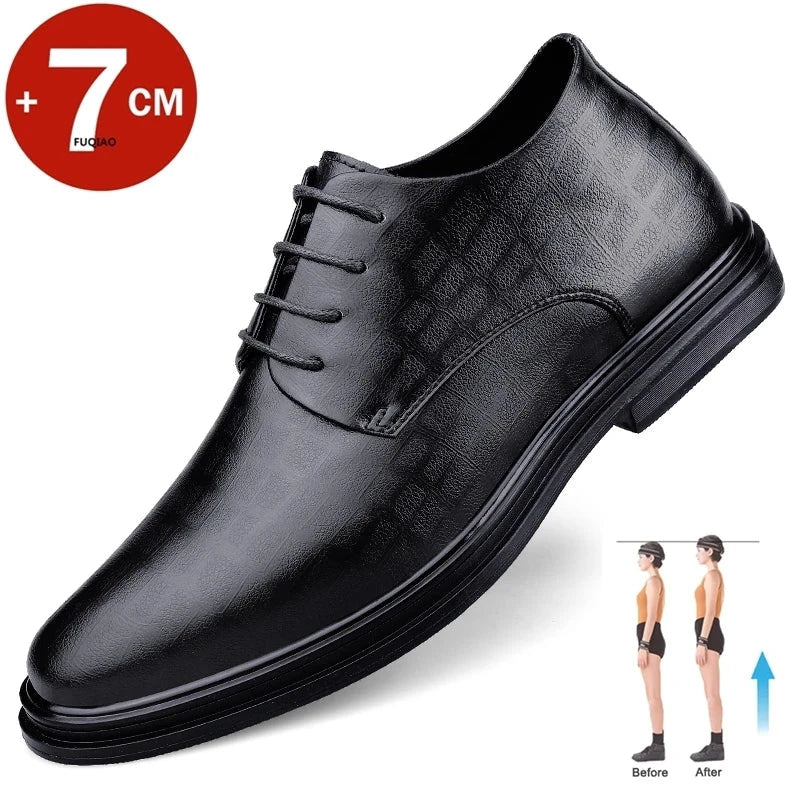 Sapato Social Masculino 7cm Mais Alto Groove Sapato Social Masculino 7cm Mais Alto Groove Nous Moda Masculina Preto 37
