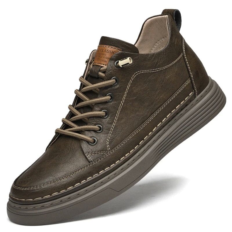 Tênis em Couro Brend Tênis em Couro Brend Nous Moda Masculina