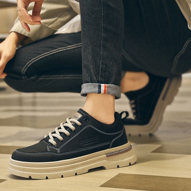 Tenis em Couro Hiilz Tenis em Couro Hiilz Nous Moda Masculina