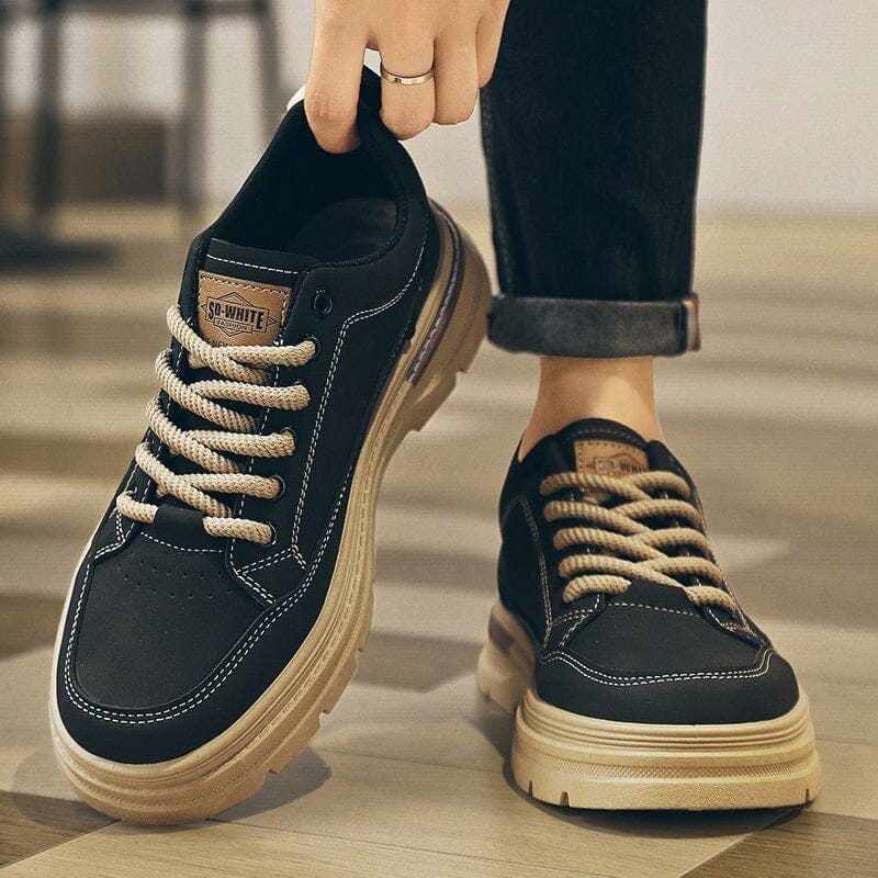 Tenis em Couro Hiilz Tenis em Couro Hiilz Nous Moda Masculina