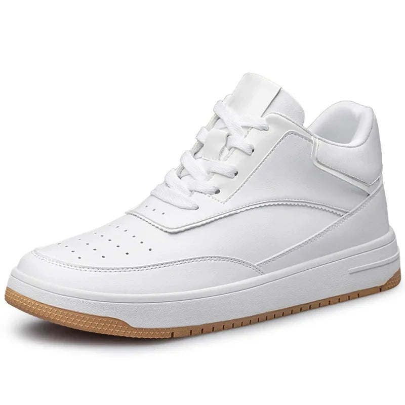 Tênis Masculino Casual Spring Tênis Masculino Casual Spring Nous Moda Masculina Branco 44