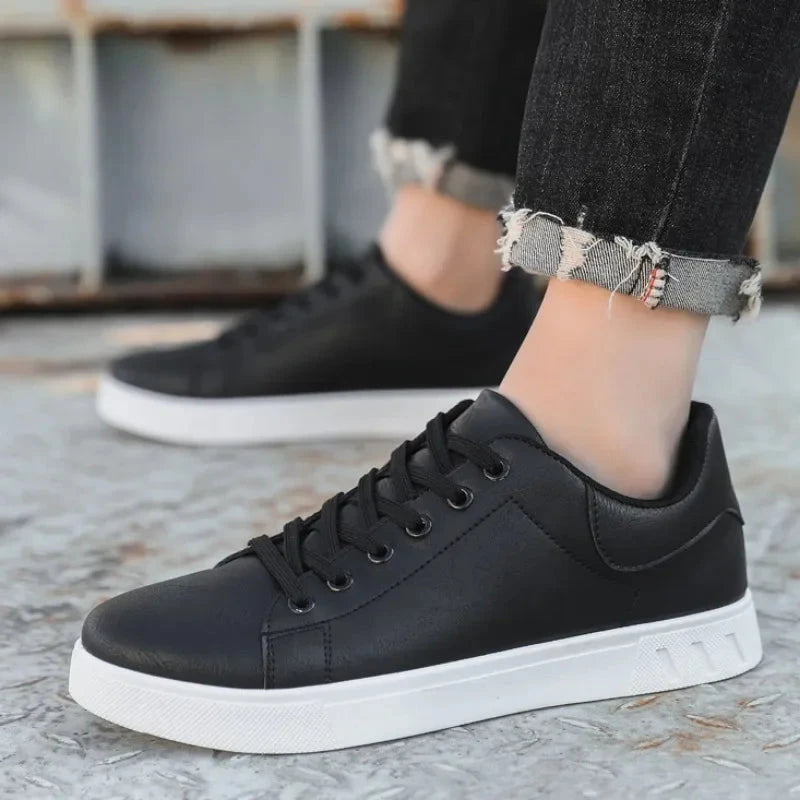 Tênis Masculino de Couro Elegance Tênis Masculino de Couro Elegance Nous Moda Masculina