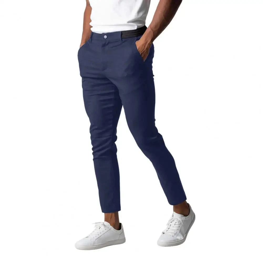Calça Social Brend Nous Calça Nous Azul Escuro P 
