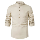Camisa Casual Algodão Troover camisa Nous 