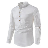 Camisa Casual Algodão Troover camisa Nous 