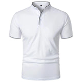 Camisa Casual Polo Basic Italy Camisa Casual Polo Basic Italy Nous Moda Masculina Branco M 