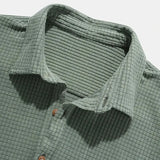 Camisa Casual Retrô Streetwear Camisa Casual Retrô Streetwear Nous Moda Masculina 
