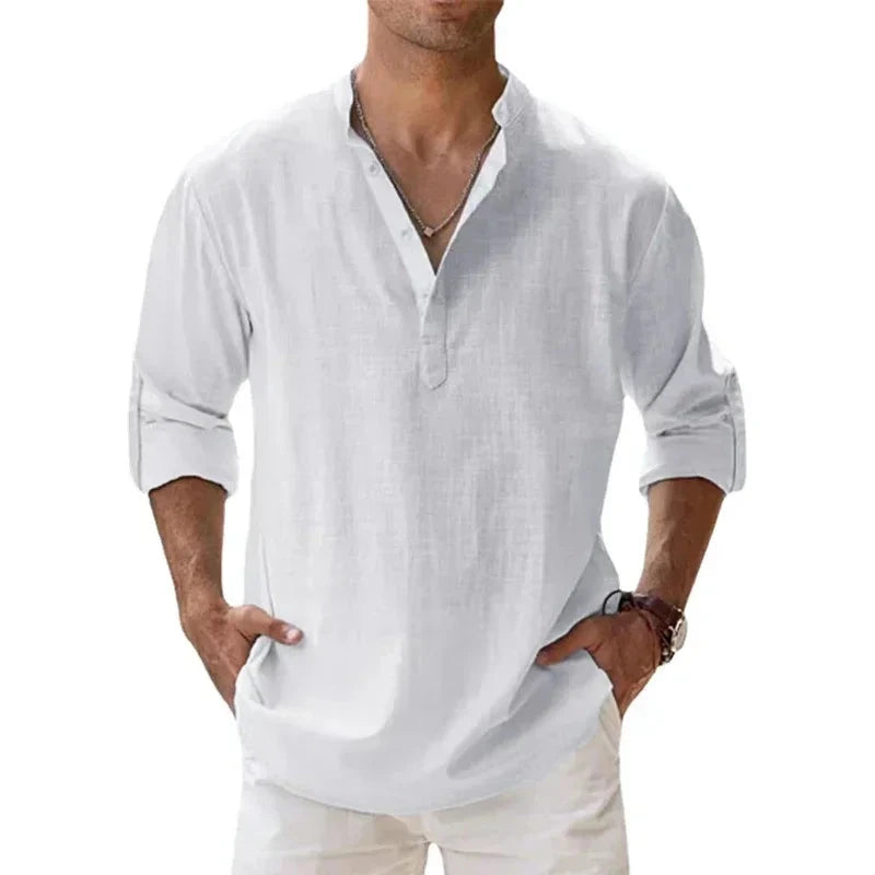 Camisa de Algodão Premium Nous camisa Nous Branco 4XL 