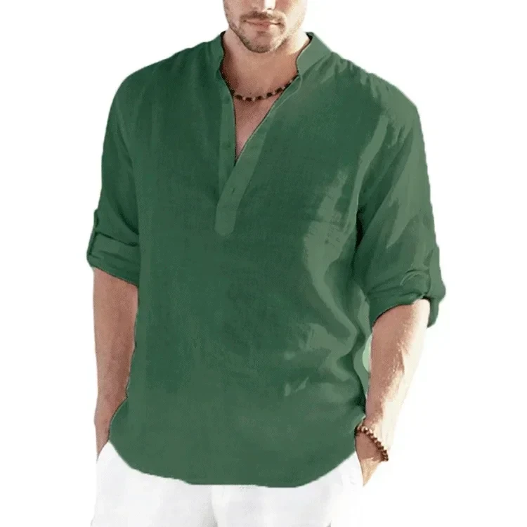 Camisa de Algodão Premium Nous camisa Nous Verde Escuro 4XL 