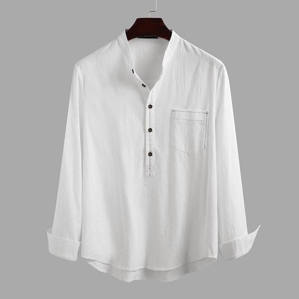 Camisa de Linho Premium Summer Camisa de Linho Premium Summer Nous Moda Masculina 