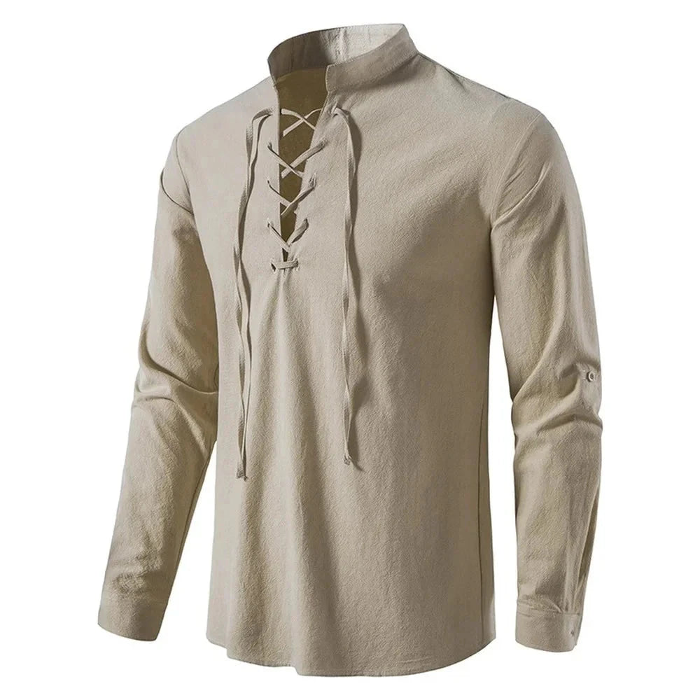 Camisa de Linho Scottish Vintage Camisa de Linho Scottish Vintage Nous Moda Masculina 