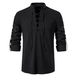 Camisa de Linho Scottish Vintage Camisa de Linho Scottish Vintage VINNCI Store Preto M 