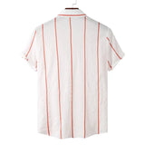 Camisa Listrada Summer Hawaiian Camisa Listrada Summer Hawaiian Nous Moda Masculina 