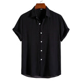 Camisa Manga Curta Básica Polynesia Camisa Manga Curta Básica Polynesia Nous Moda Masculina Preto M 