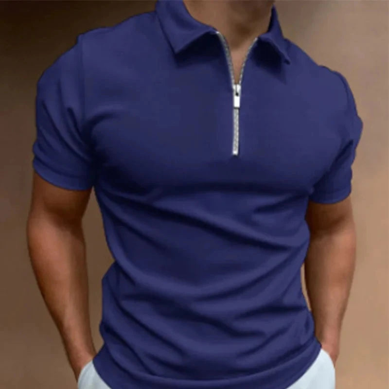 Camisa Polo Masculina American Camisa Polo Masculina American Nous Moda Masculina Azul Marinho M 