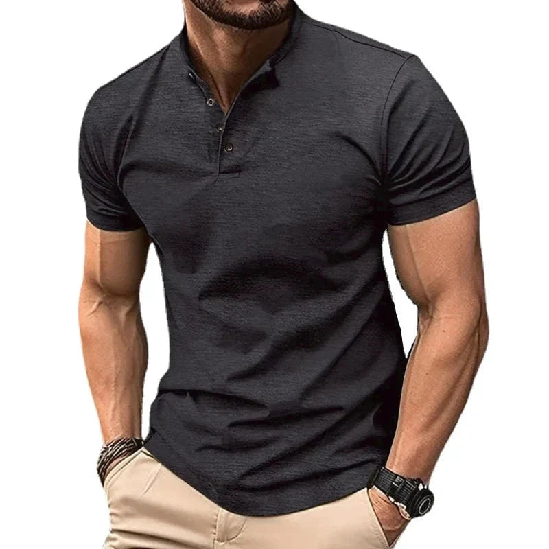 Camisa Polo Masculina Harry Camisa Polo Masculina Harry Nous Moda Masculina Preta M 