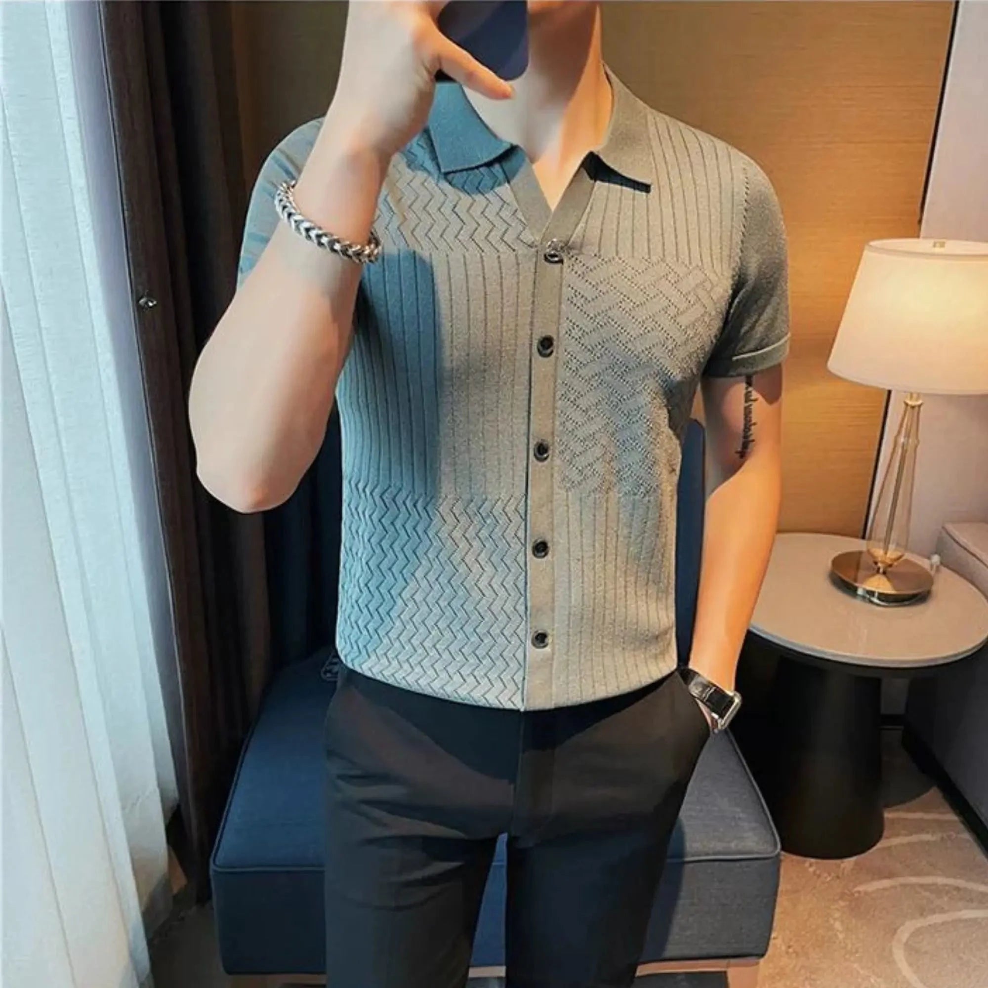 Camisa Polo Masculina Vintage Elegant Camisa Polo Masculina Vintage Elegant Nous Moda Masculina Verde P 