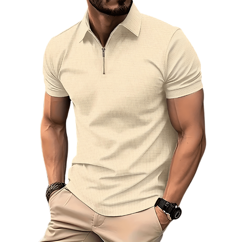 Camisa Polo Streetwear Summer Camisa Polo Streetwear Summer Nous Moda Masculina Cáqui M 