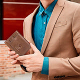 Carteira Masculina de Couro Kalel Carteira Masculina de Couro Kalel Nous Moda Masculina 