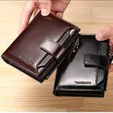 Carteira Masculina de Couro Manbag Carteira Masculina de Couro Manbag Nous Moda Masculina 
