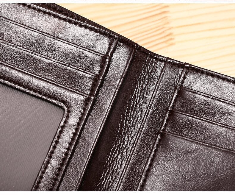 Carteira Masculina de Couro Manbag Carteira Masculina de Couro Manbag Nous Moda Masculina 